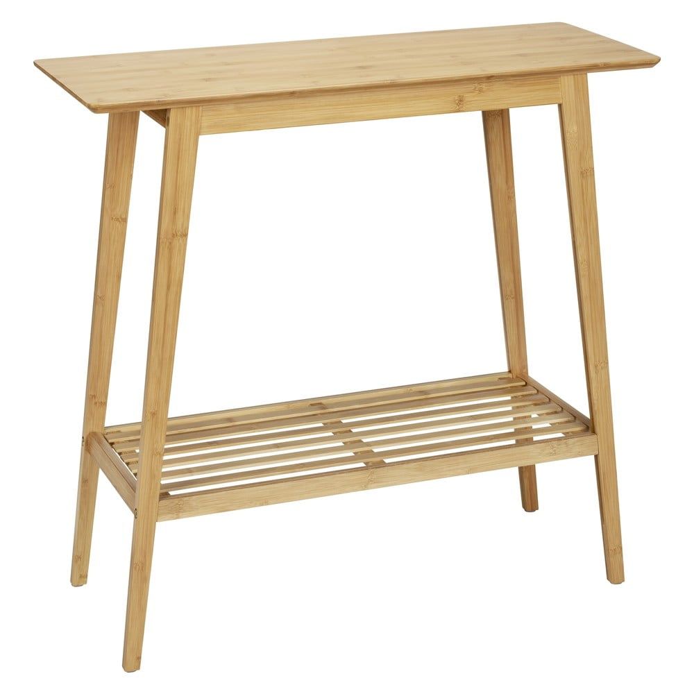 Bambusový konzolový stolek v přírodní barvě 30x80 cm Kona – Wenko - Bonami.cz