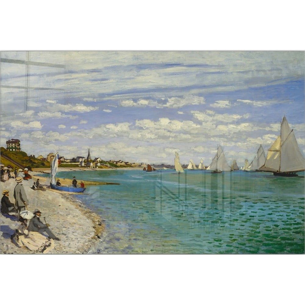 Skleněný obraz 70x50 cm Claude Monet – Wallity - Bonami.cz