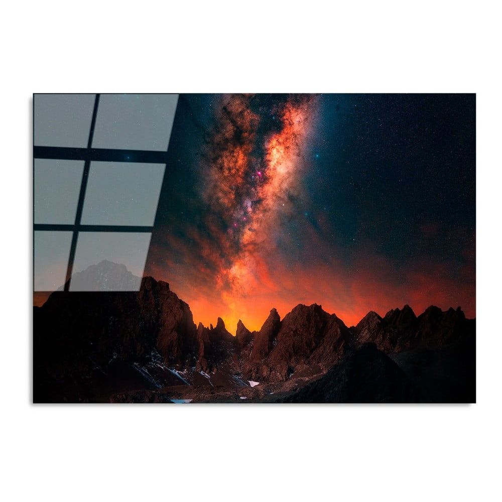 Skleněný obraz 100x70 cm Night Sky – Wallity - Bonami.cz