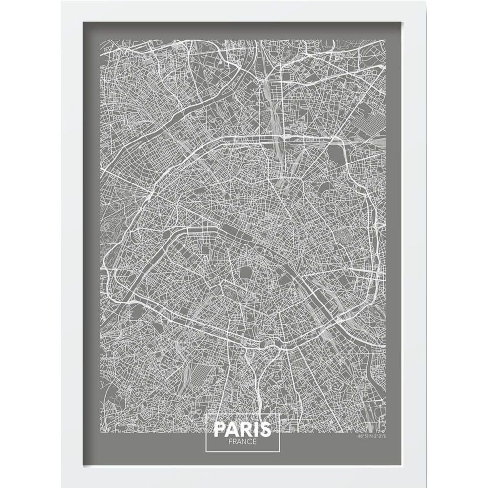 Plakát v rámu 40x55 cm Paris – Wallity - Bonami.cz