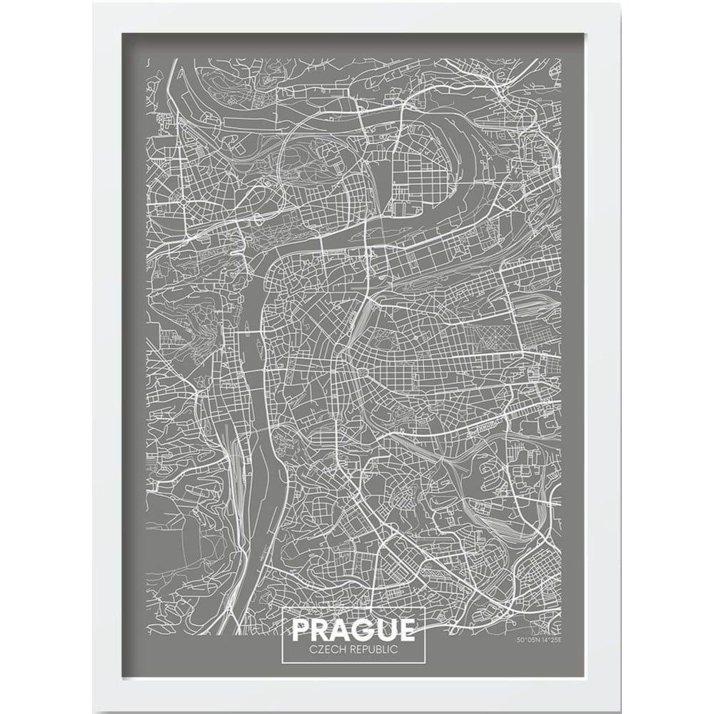 Plakát v rámu 40x55 cm Prague – Wallity - Bonami.cz