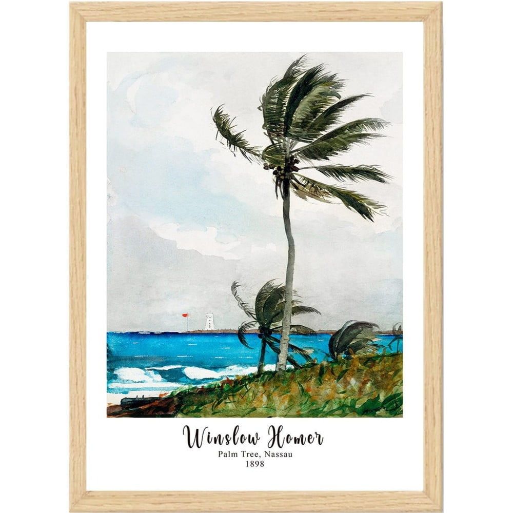 Plakát v rámu 55x75 cm Winslow Homer – Wallity - Bonami.cz