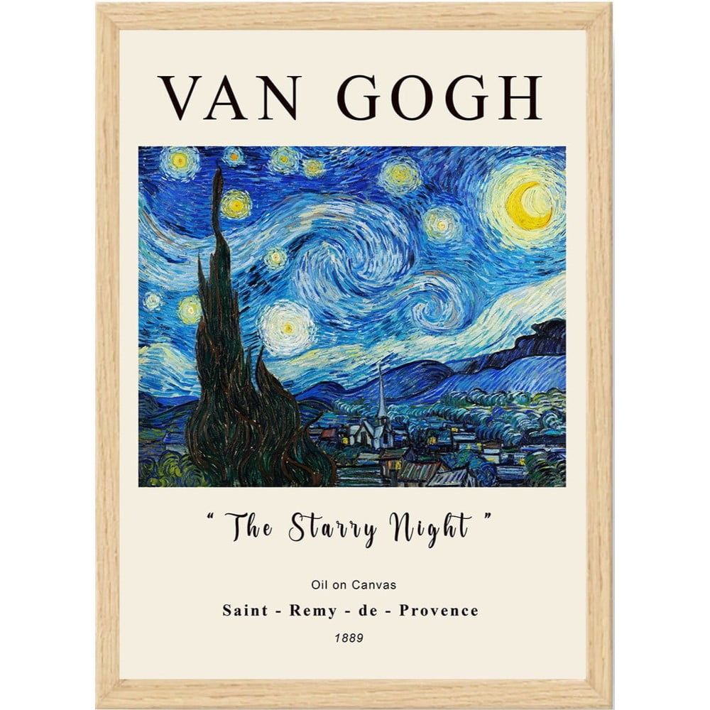 Plakát v rámu 55x75 cm Vincent van Gogh – Wallity - Bonami.cz