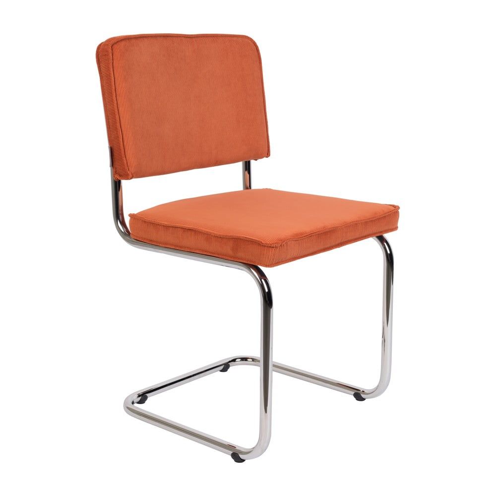 Oranžové jídelní židle v sadě 2 ks Ridge Rib – Zuiver - Bonami.cz