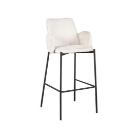 LABEL51 Barová židle JONI krémová 107 cm