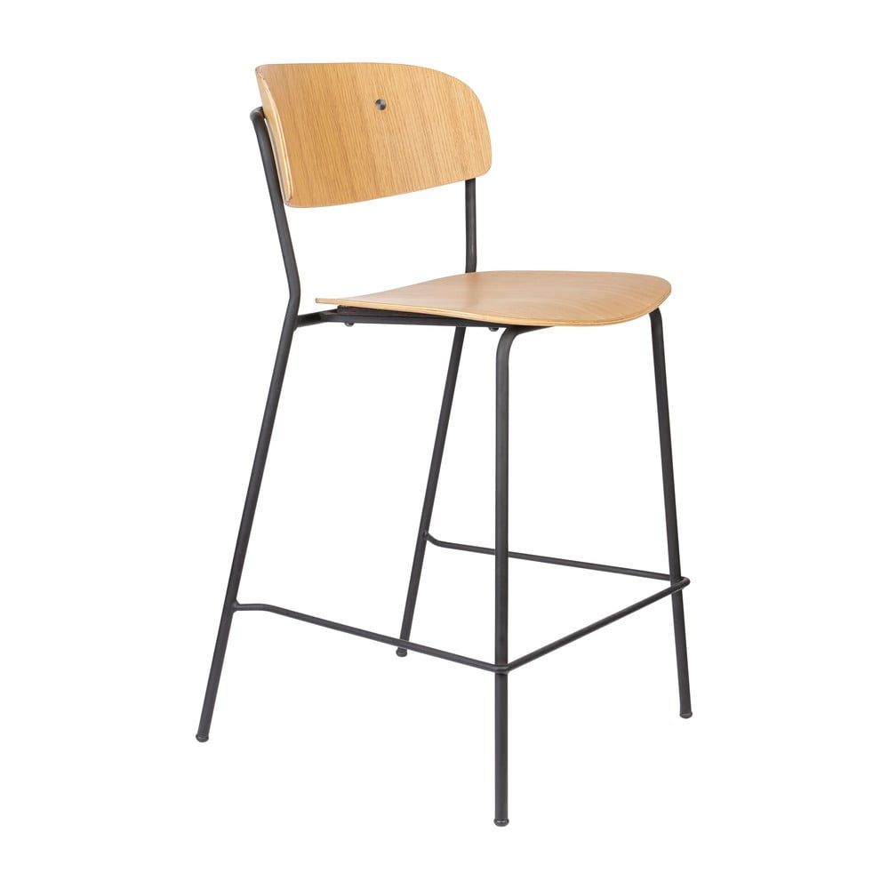 Barové židle v sadě 2 ks v přírodní barvě 89 cm Jolien – White Label - Bonami.cz