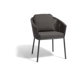 Černá kovová zahradní židle Omer – Diphano