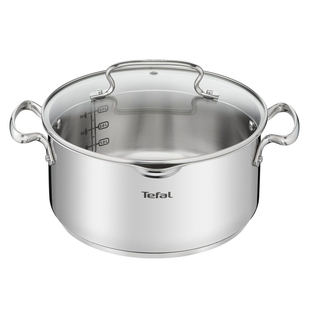 Nerezový hrnec s pokličkou na indukci 5 l Duetto+ – Tefal - Bonami.cz