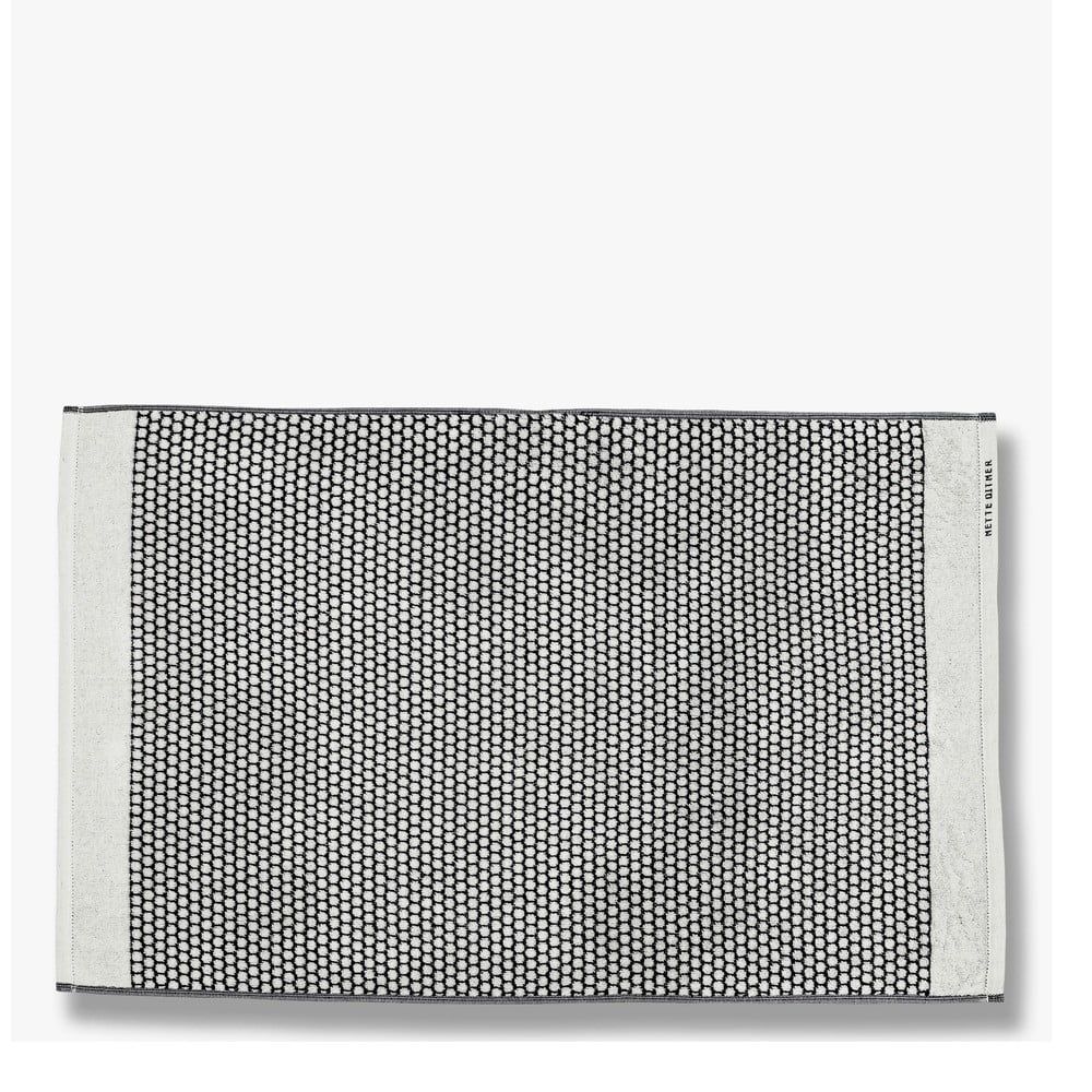Černobílá textilní koupelnová předložka 50x80 cm Grid – Mette Ditmer Denmark - Bonami.cz