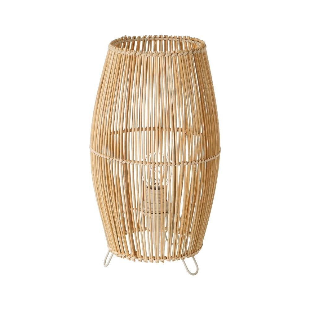 Bambusová stolní lampa v přírodní barvě s bambusovým stínidlem (výška 29 cm) Natural Way – Casa Selección - Bonami.cz