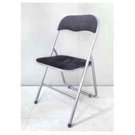 Skládací židle NIKLAS 2 hliník/černá