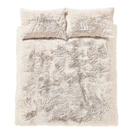 Bílé povlečení na jednolůžko z mikroplyše 135x200 cm Cuddly – Catherine Lansfield