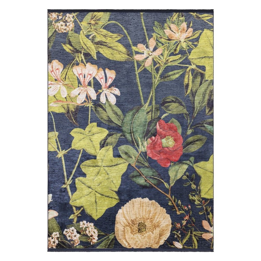 Tmavě modrý koberec 120x170 cm Passiflora – Asiatic Carpets - Bonami.cz