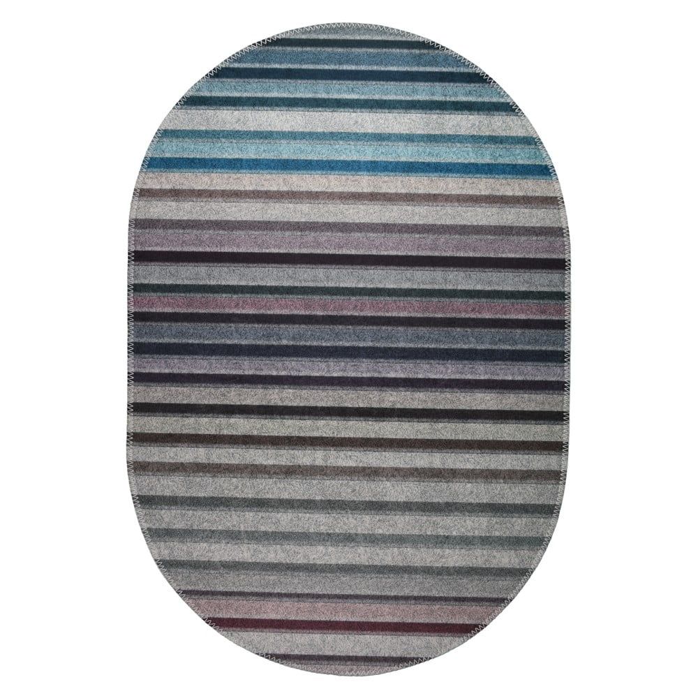 Modro-šedý pratelný koberec 80x120 cm – Vitaus - Bonami.cz