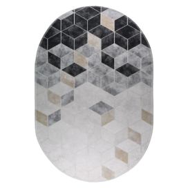 Bílo-šedý pratelný koberec 160x230 cm – Vitaus Bonami.cz