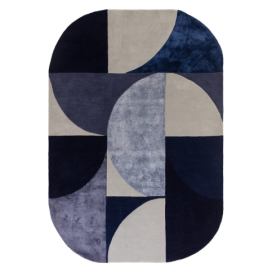 Tmavě modrý vlněný koberec 160x230 cm Indigo – Asiatic Carpets Bonami.cz