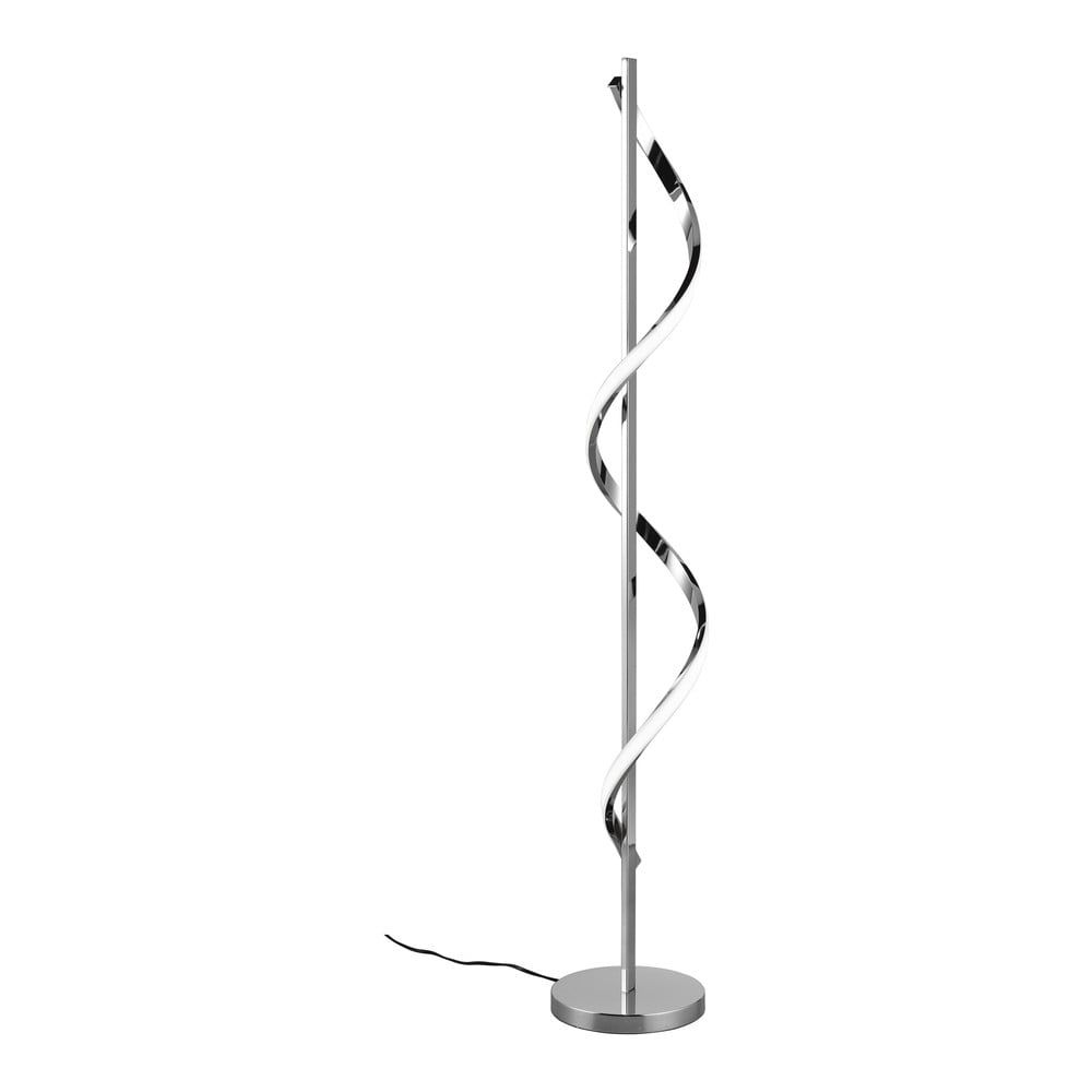 LED stmívatelná stojací lampa v leskle stříbrné barvě (výška 120 cm) Isabel – Trio - Bonami.cz