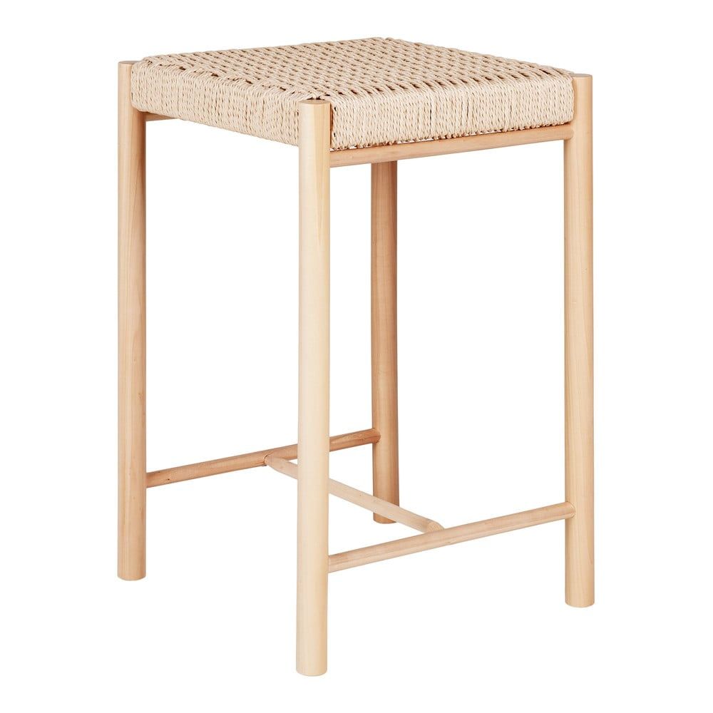 Barová židle z topolového dřeva v přírodní barvě 66,5 cm Abano – House Nordic - Bonami.cz