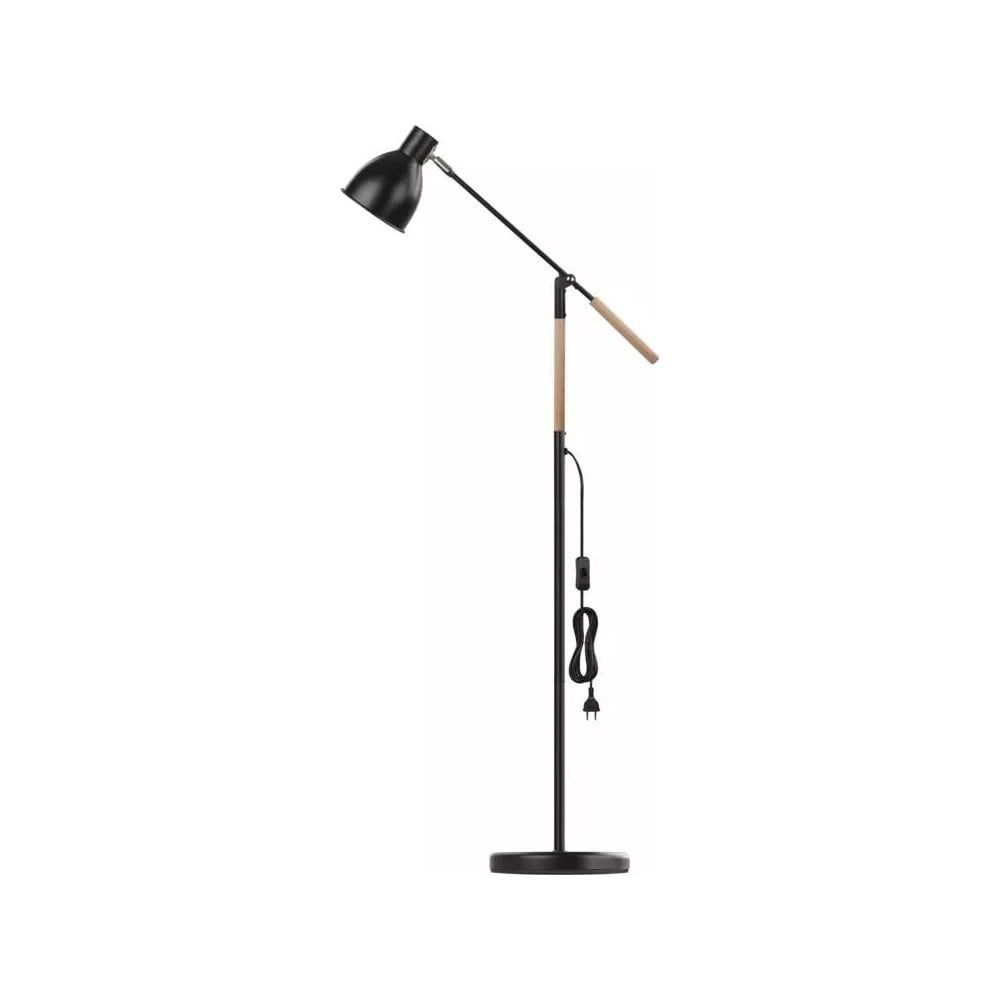 Černá stojací lampa s kovovým stínidlem (výška 150 cm) Edward – EMOS - Bonami.cz