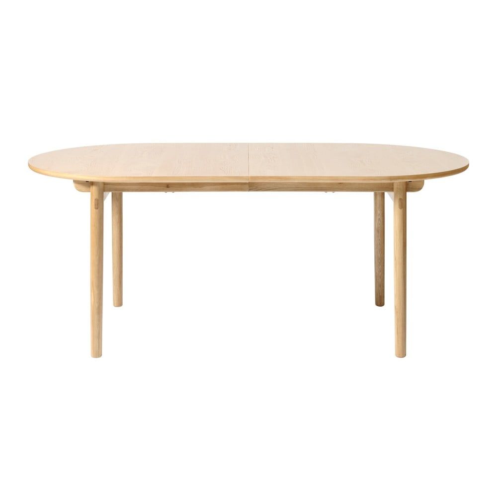 Rozkládací jídelní stůl v dekoru dubu 100x190 cm Carno – Unique Furniture - Bonami.cz