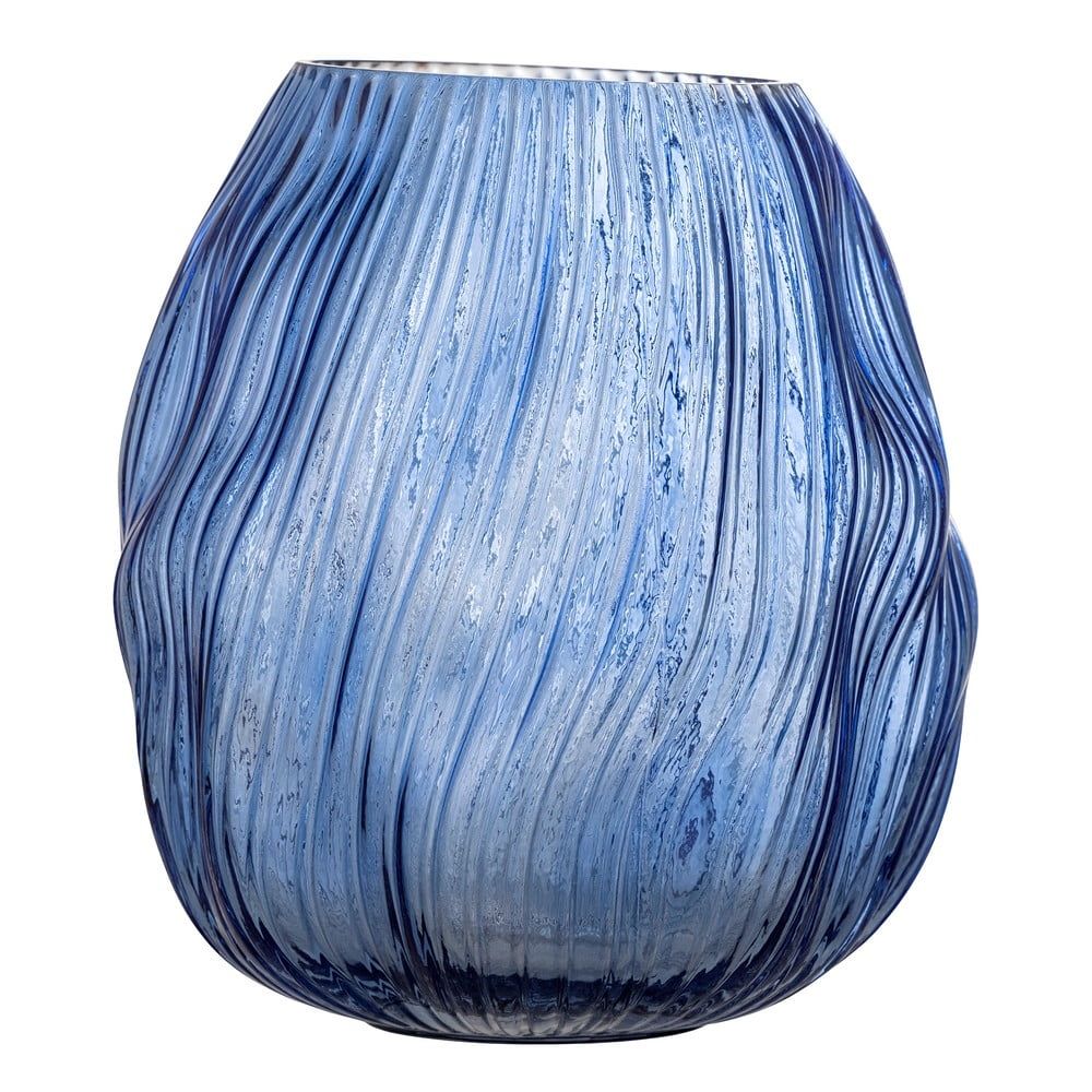 Modrá skleněná váza Leyla – Bloomingville - Bonami.cz