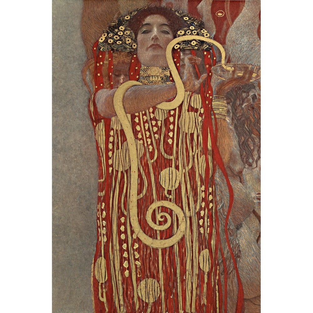 Obraz - reprodukce 40x60 cm Hygieia, Gustav Klimt – Fedkolor - Bonami.cz