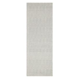 Světle šedý vlněný koberec běhoun 66x200 cm Sloan – Asiatic Carpets Bonami.cz