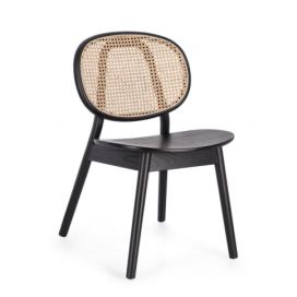 BIZZOTTO Dřevěná židle ADOLIS černá