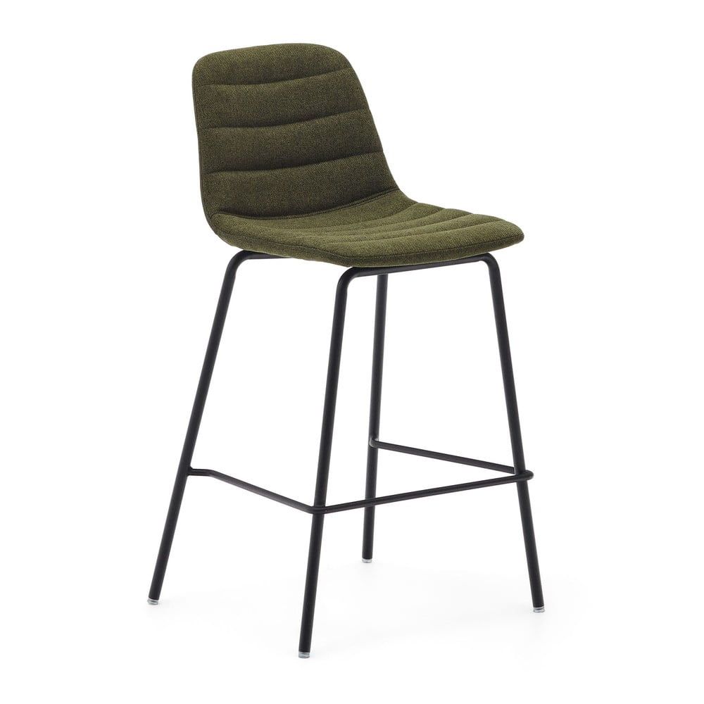Tmavě zelené barové židle v sadě 2 ks 92,5 cm Zunilda – Kave Home - Bonami.cz