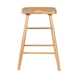 Barová židle z dubového dřeva v přírodní barvě 64 cm Vander – White Label