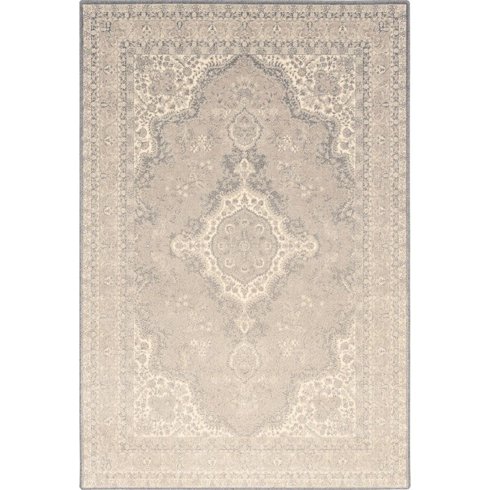 Béžový vlněný koberec 133x180 cm William – Agnella - Bonami.cz