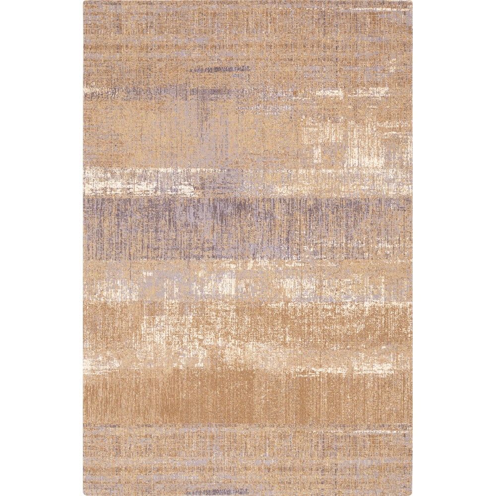 Hnědý vlněný koberec 100x180 cm Layers – Agnella - Bonami.cz