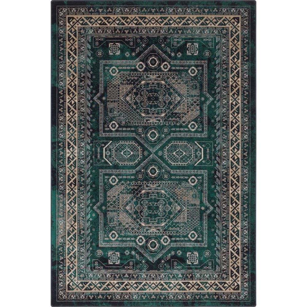 Vlněný koberec v petrolejové barvě 160x240 cm Mia – Agnella - Bonami.cz