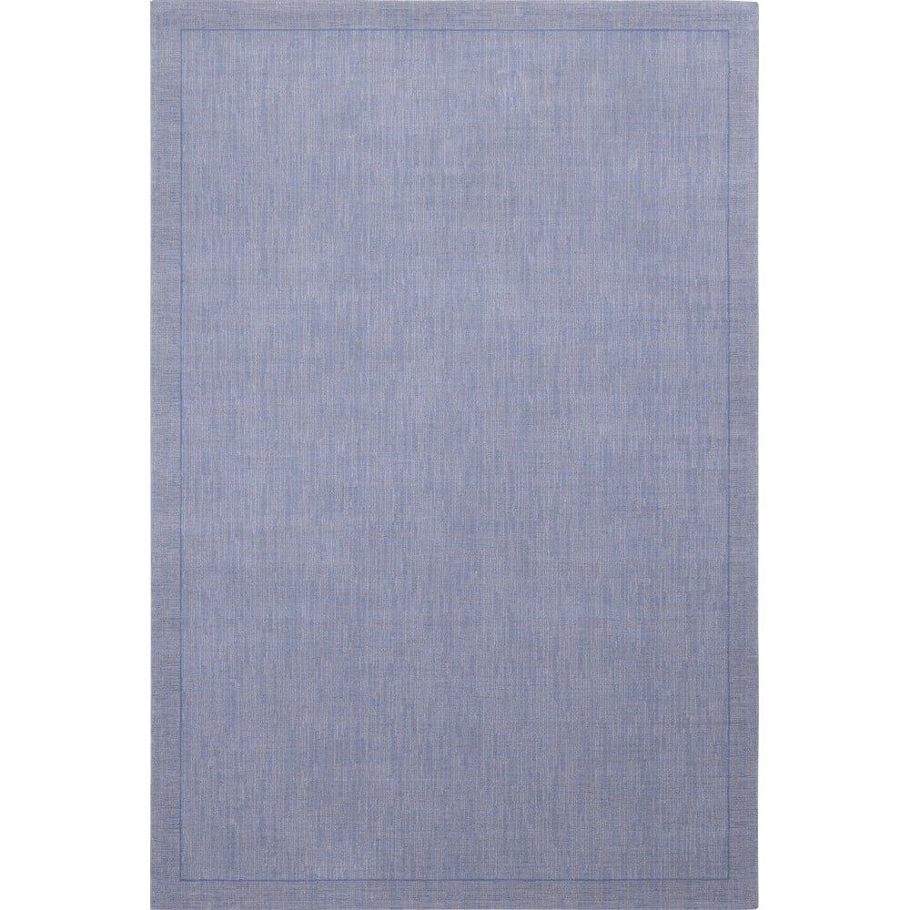 Modrý vlněný koberec 133x180 cm Linea – Agnella - Bonami.cz