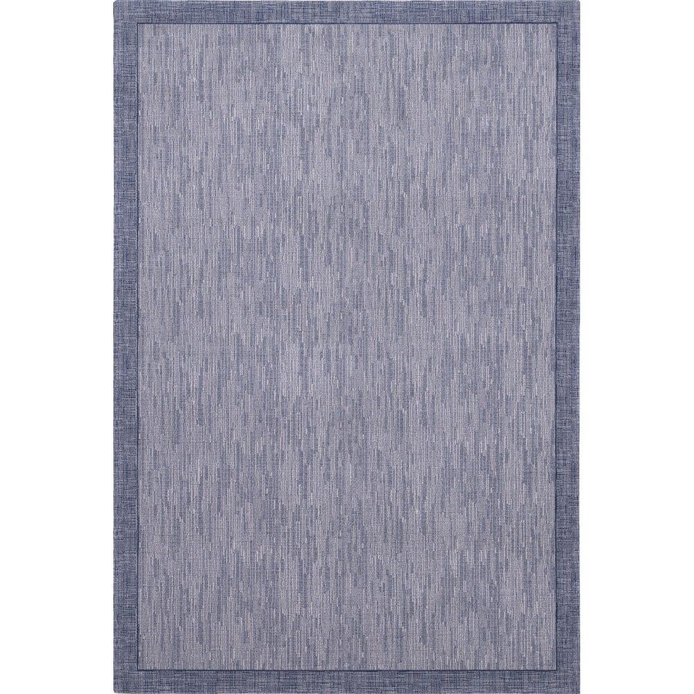 Tmavě modrý vlněný koberec 133x180 cm Linea – Agnella - Bonami.cz