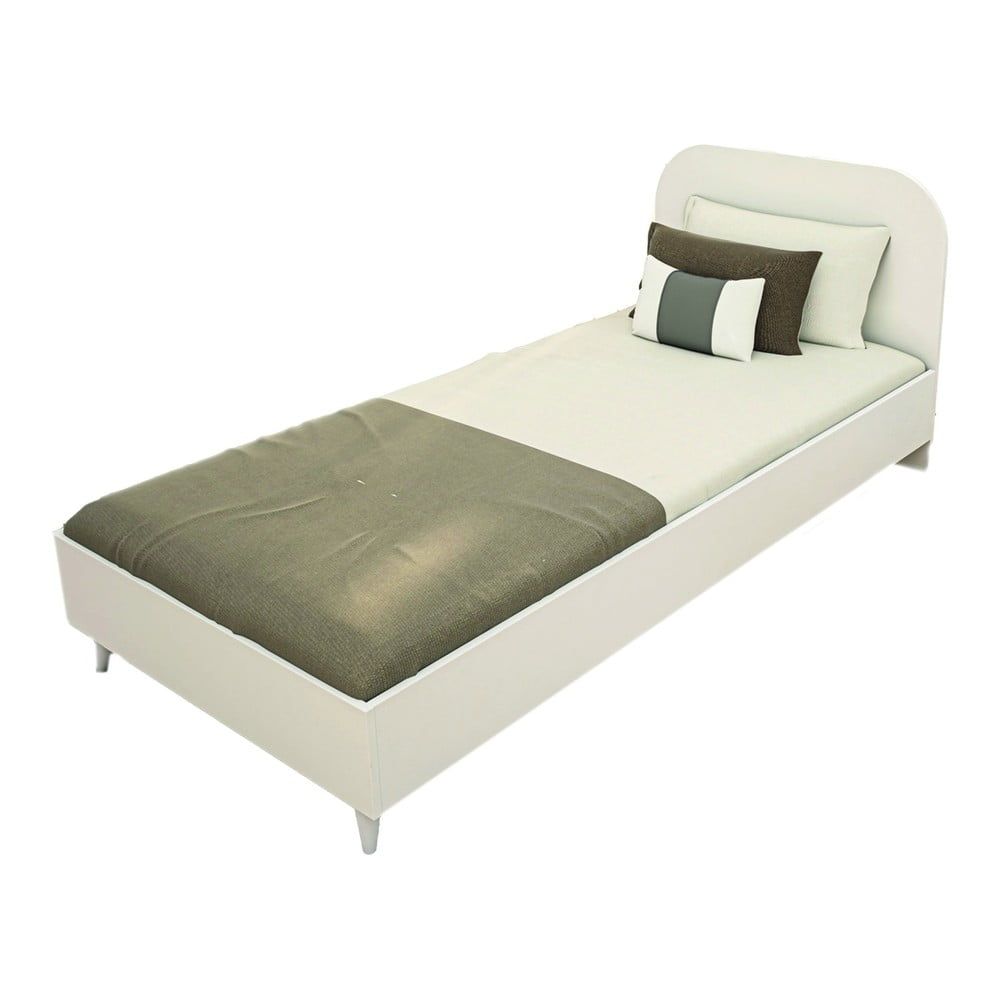Bílá jednolůžková postel 90x190 cm Lavinia – Kalune Design - Bonami.cz