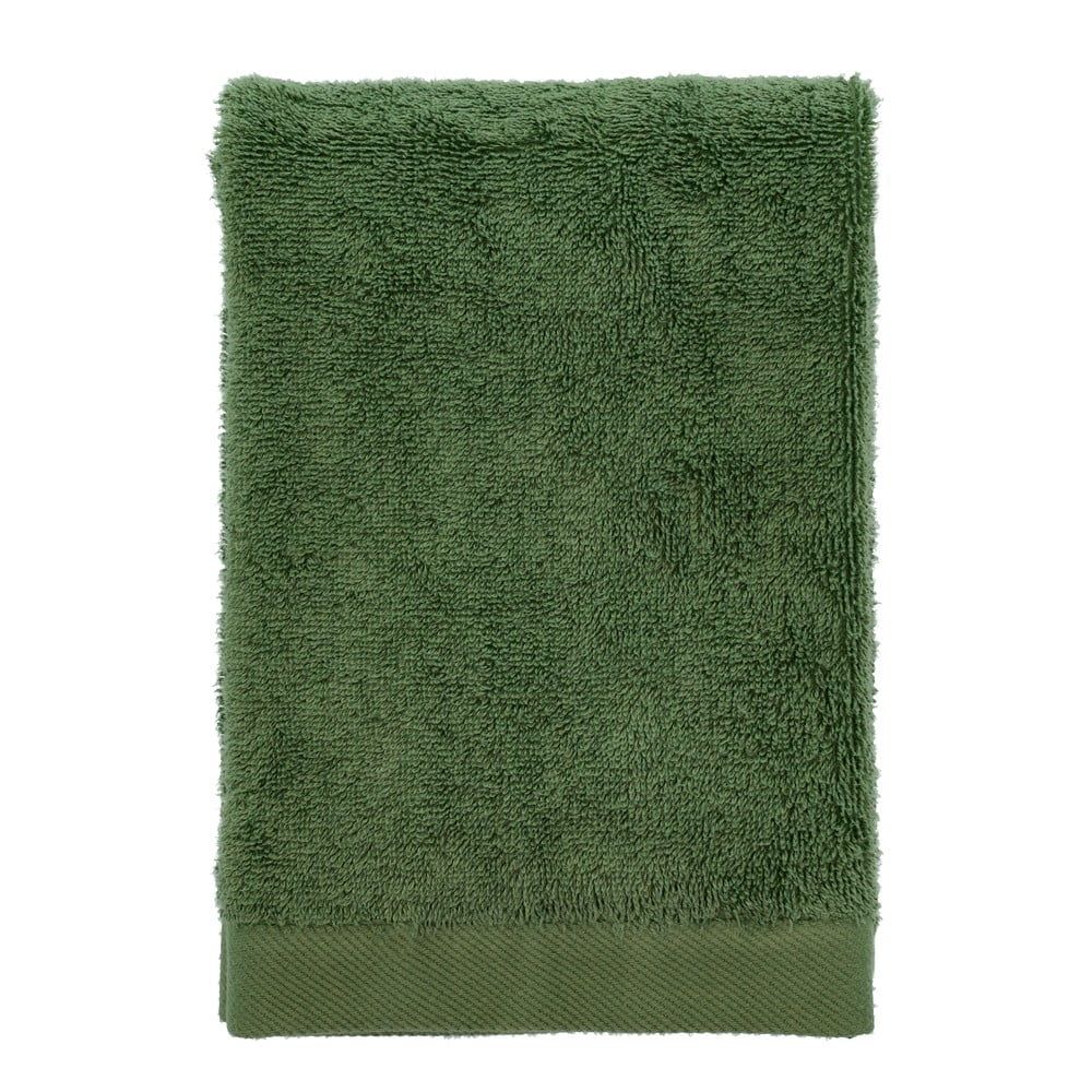 Zelený ručník z bio bavlny 50x100 cm Comfort Organic – Södahl - Bonami.cz