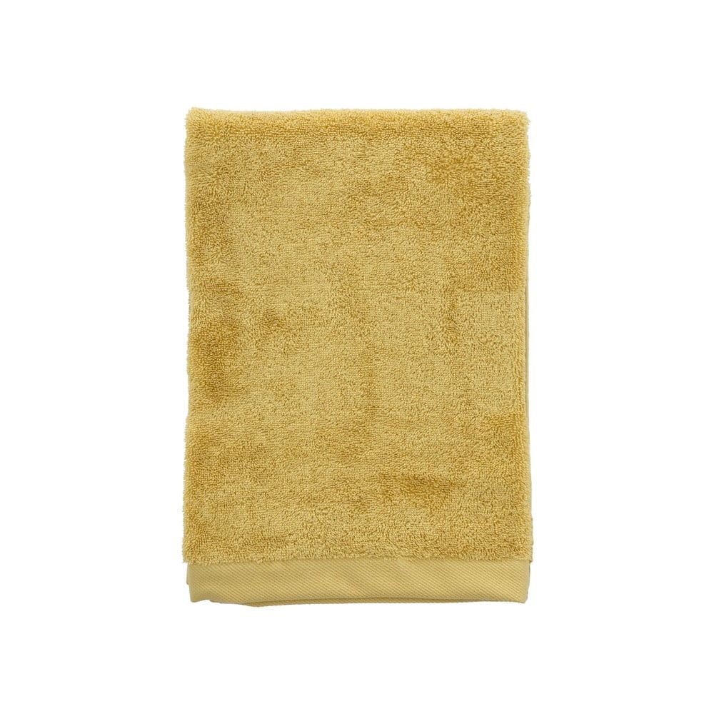 Žlutá osuška z bio bavlny 70x140 cm Comfort – Södahl - Bonami.cz