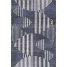 Tmavě modrý vlněný koberec 200x300 cm Shades – Agnella Bonami.cz