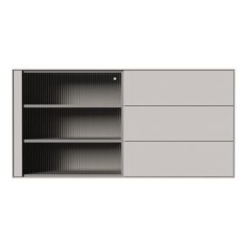 Světle šedá závěsná komoda 120x59 cm Edge by Hammel – Hammel Furniture