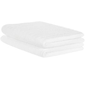 Sada 2 bavlněných ručníků bílé MITIARO