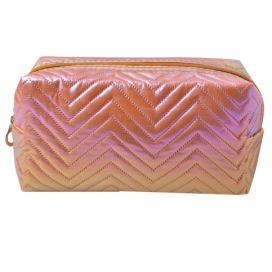 Dámská růžová toaletní duhová taška Rainbow - 18*8*10 cm Clayre & Eef