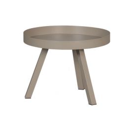 WOOOD Kovový zahradní stolek SUNNY šedý 60cm
