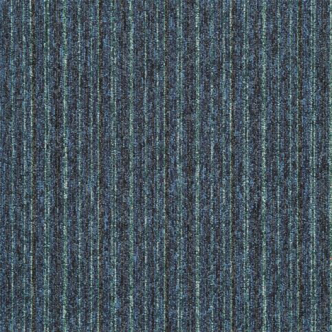 Balta koberce Kobercový čtverec Sonar Lines 4583 modrozelený - 50x50 cm Mujkoberec.cz