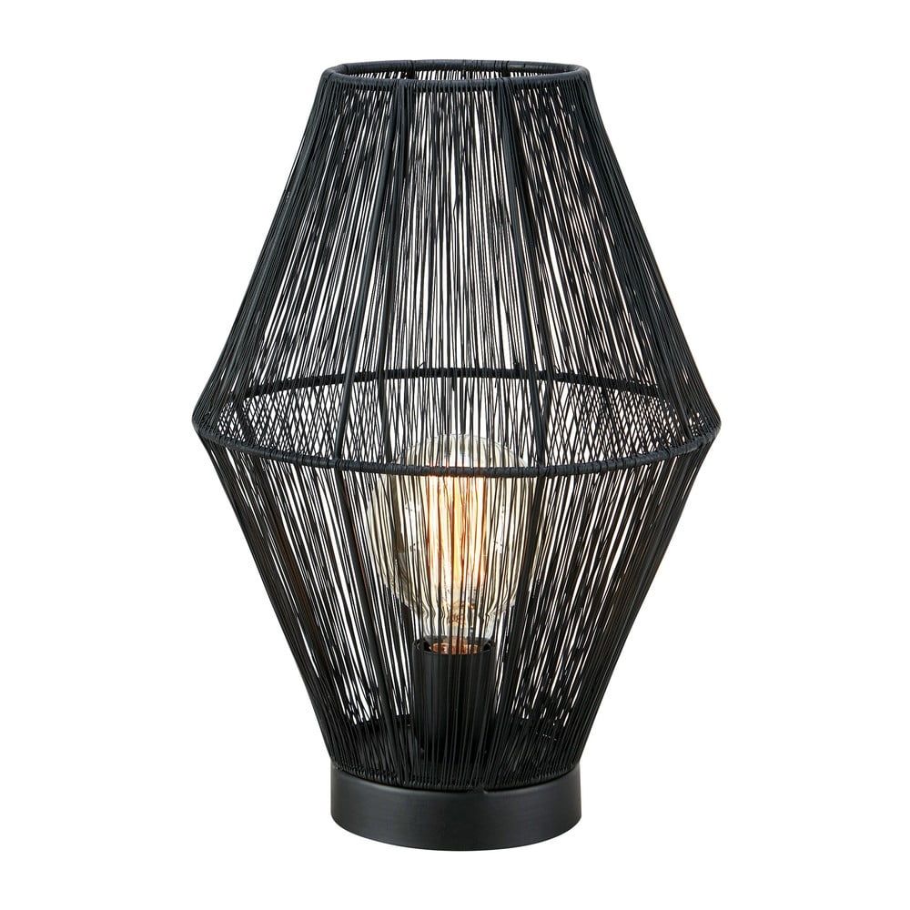 Černá stolní lampa s kovovým stínidlem (výška 38 cm) Casa – Markslöjd - Bonami.cz