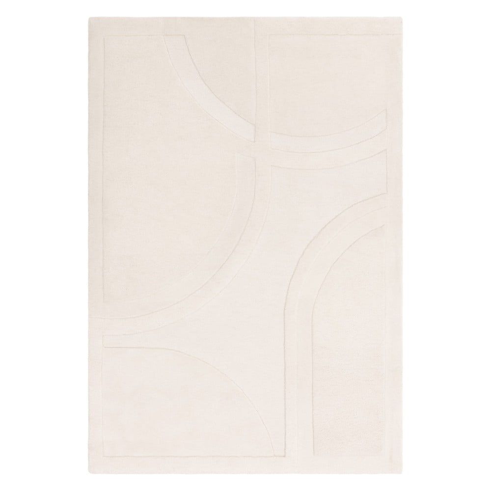 Bílý vlněný koberec 160x230 cm Olsen – Asiatic Carpets - Bonami.cz