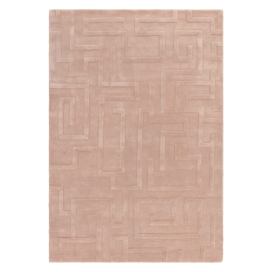 Světle růžový vlněný koberec 160x230 cm Maze – Asiatic Carpets