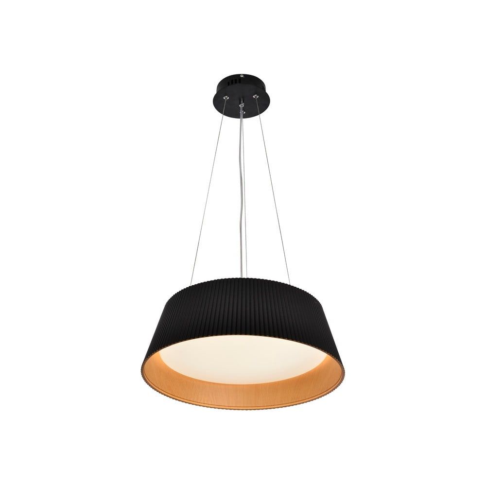 Černé LED závěsné svítidlo s kovovým stínidlem ø 45 cm Umbria – Candellux Lighting - Bonami.cz