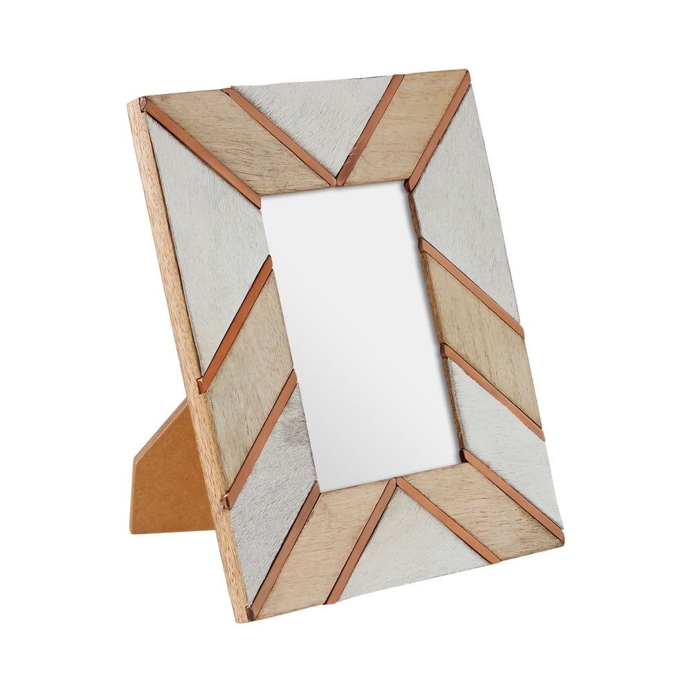 Bílo-béžový dřevěný rámeček 19x24 cm Bowerbird – Premier Housewares - Bonami.cz