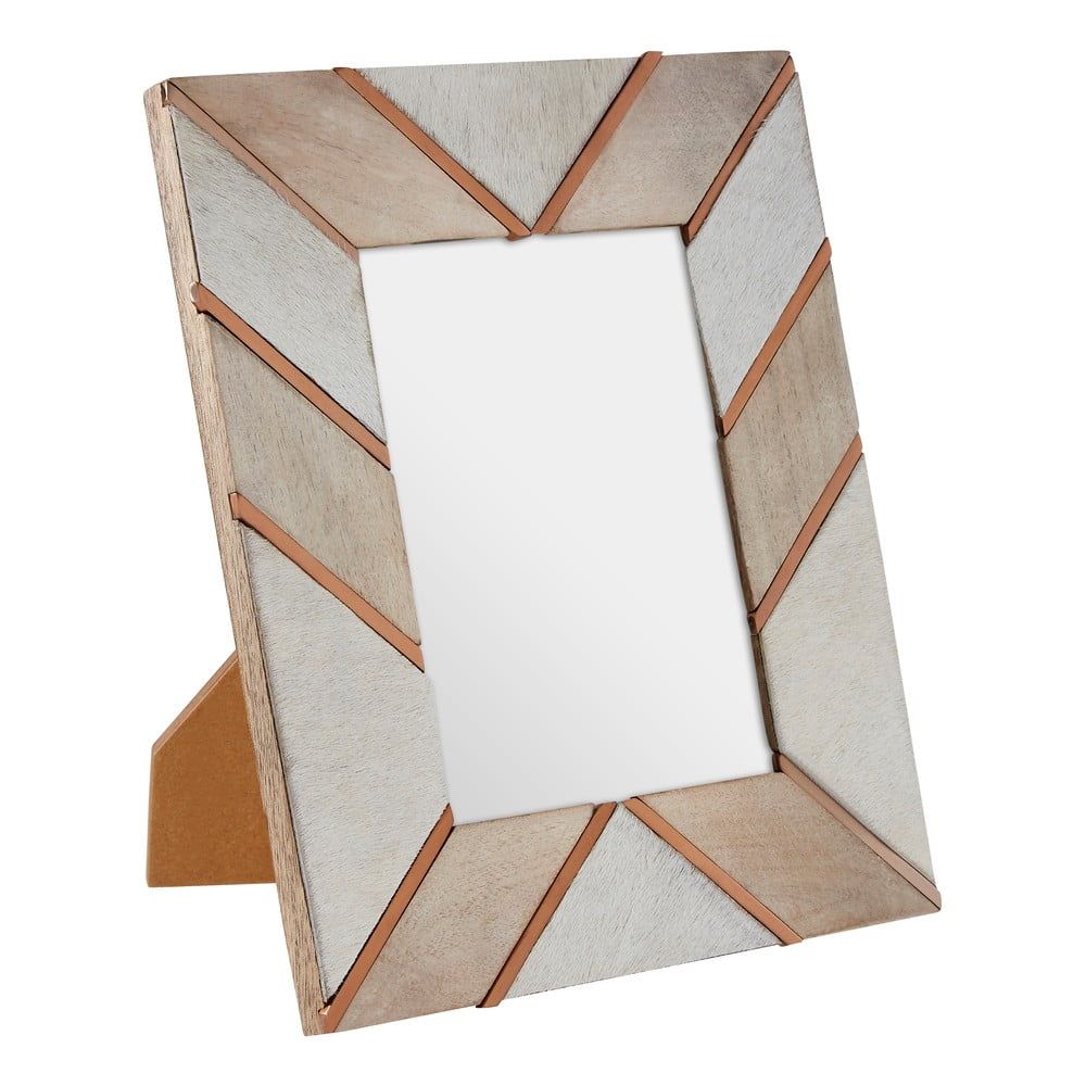 Bílo-béžový dřevěný rámeček 22x28 cm Bowerbird – Premier Housewares - Bonami.cz